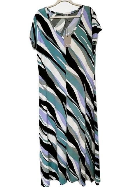 Nieuw No Man’s land lange jurk maat XL lila bruin sage, Bruin, Verzenden, Maat 42/44 (L), Nieuw