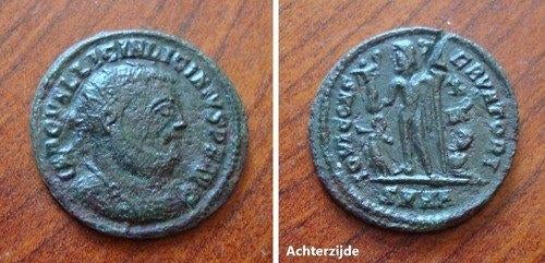Bronzen Romeinse munt, keizer Licinus, 308-324, Verzenden, Italië, Losse munt