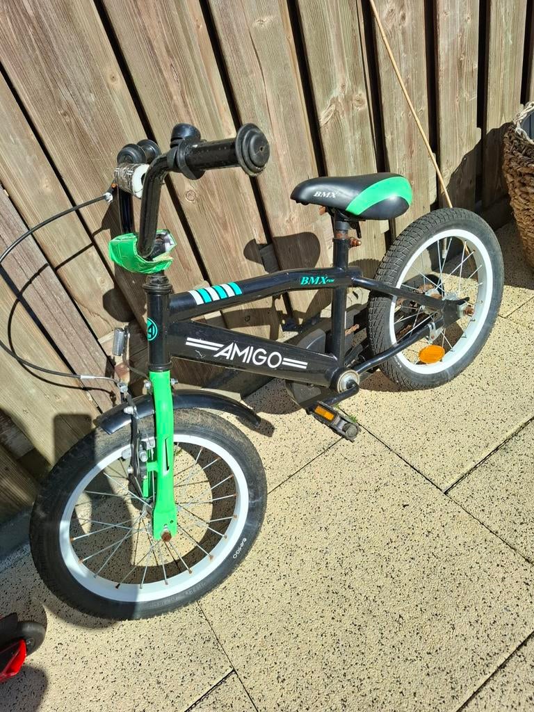 Jongensfiets Amigo 16 inch, Ophalen, Gebruikt, 16 inch, Handrem