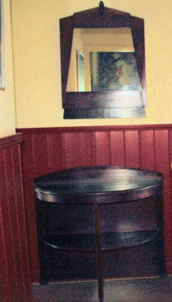 Tafeltje 50 r jaren, Huis en Inrichting, Tafels | Sidetables, Ophalen, Gebruikt, 50 tot 100 cm, Overige vormen