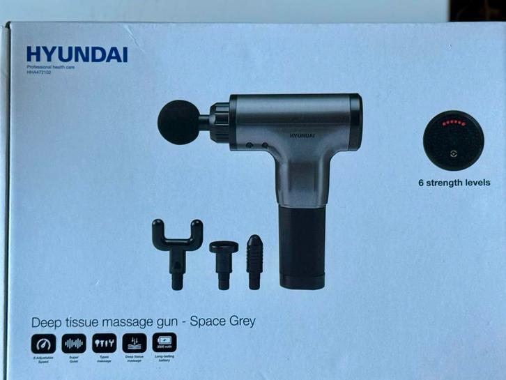 Hyundai Deep Tissue Massage Gun / masage apparaat, Sport en Fitness, Massageproducten, Nieuw, Apparaat, Ophalen of Verzenden