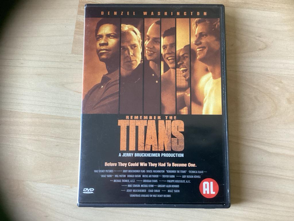 Remember the Titans DVD met Denzel Washington., Alle leeftijden, Ophalen of Verzenden, Gebruikt