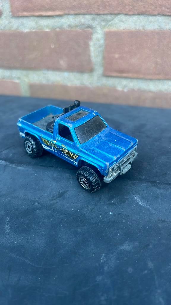 Vintage Hot Wheels 1977 Bywayman Eagle Blue Pick Up Truck, Ophalen of Verzenden, Gebruikt