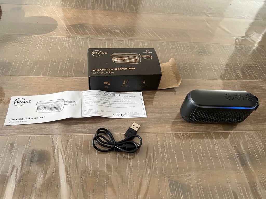 Brainz Wheatstraw Speaker Lenn - Bluetooth Speaker, Overige merken, Overige typen, Nieuw, Ophalen of Verzenden