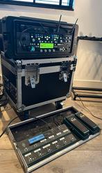 Kemper Power, pedals, FRFR-wedge, wireless, IEM flight cases, Ophalen of Verzenden, Gebruikt, Overige instrumenten, Flightcase