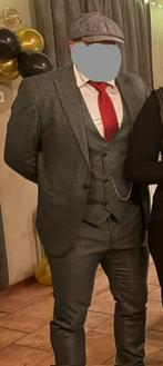 Vintage driedelig kostuum incl. accessoires Peaky Blinders, Ophalen of Verzenden, Zo goed als nieuw, Maat 52/54 (L)
