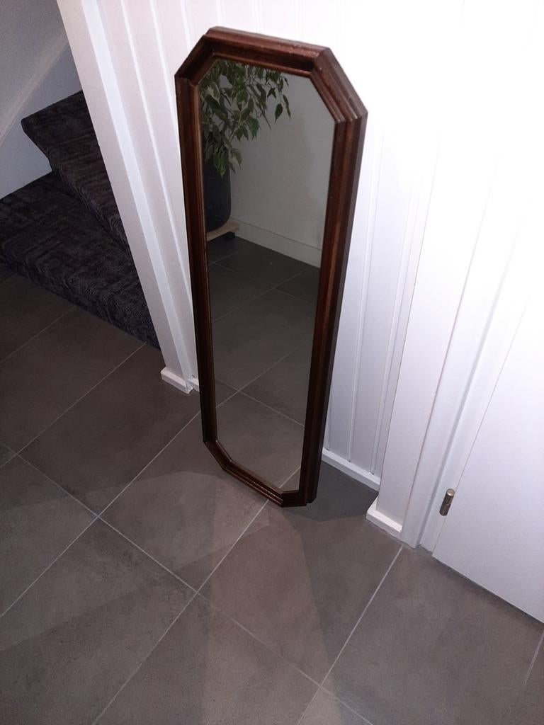 Mooie spiegel met houten frame, Huis en Inrichting, Woonaccessoires | Spiegels, Ophalen, Gebruikt, Minder dan 50 cm, Minder dan 100 cm