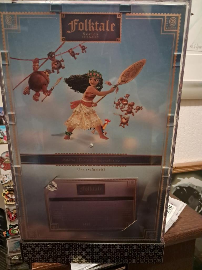 Moana Disney store pop met certificaat, Verzamelen, Disney, Ophalen of Verzenden, Overige figuren, Zo goed als nieuw, Beeldje of Figuurtje
