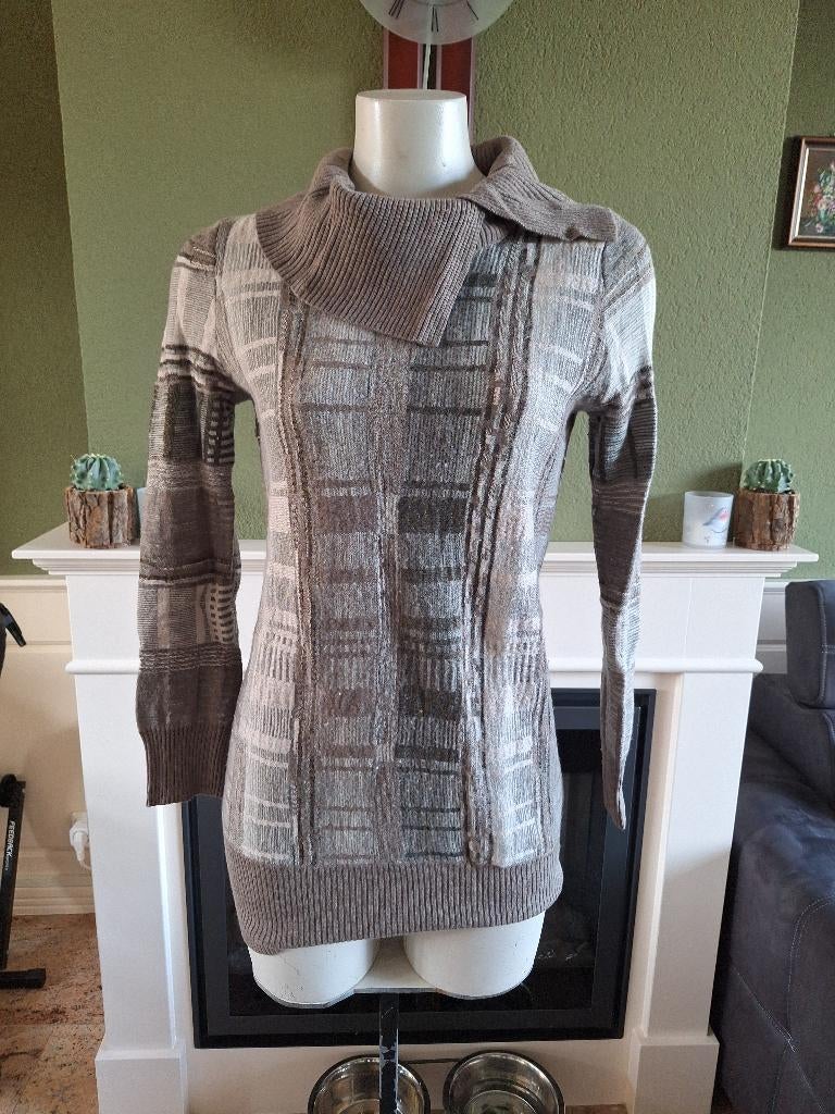 Dikton's Barcelona beige crème trui M, Maat 38/40 (M), Verzenden, Beige, Zo goed als nieuw