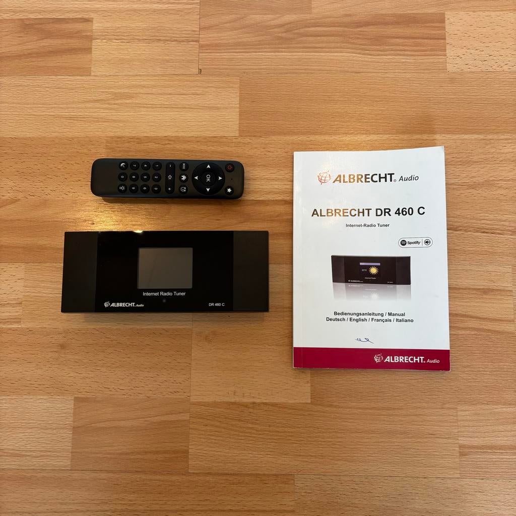 Radio Tuner Albrecht DR 460 C incl. accessoires, Ophalen of Verzenden, Zo goed als nieuw