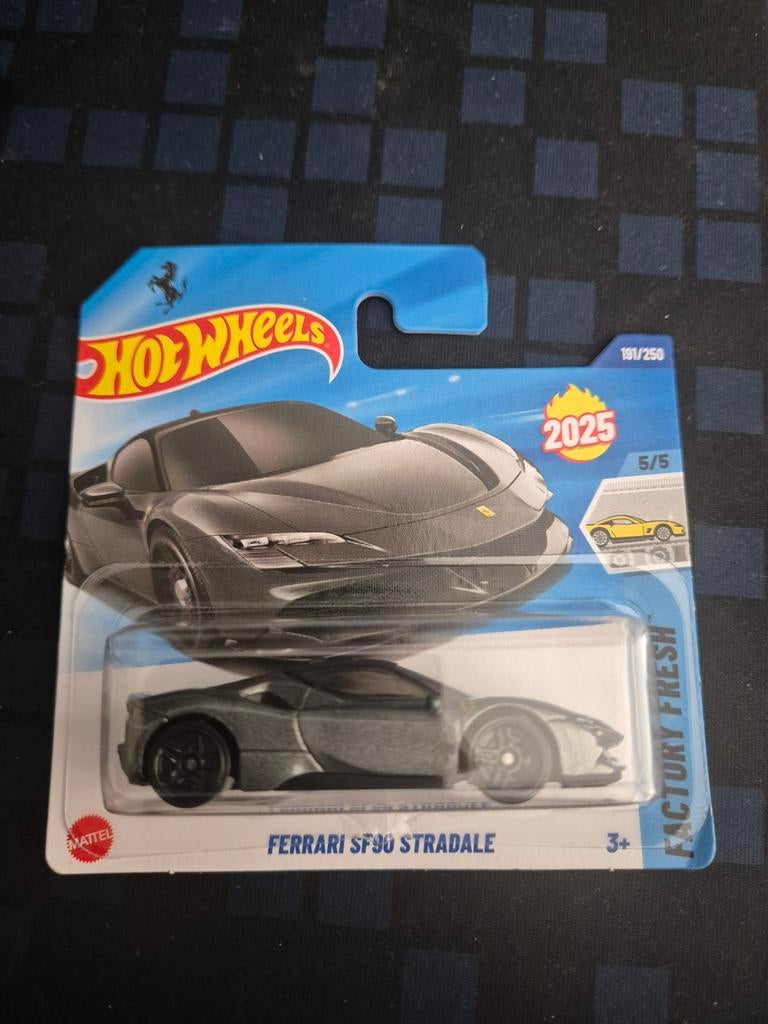 Hot Wheels Ferrari SF90 Stradale 2025, 1:50 of kleiner, Auto, Nieuw, Ophalen