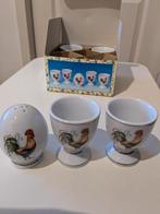 Eierdop setje met zoutvaatje Vintage, Overige typen, Nieuw, Ophalen of Verzenden, Overige stijlen