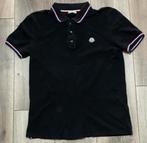 Originele Moncler polo, Ophalen, Zo goed als nieuw, Maat 48/50 (M), Zwart