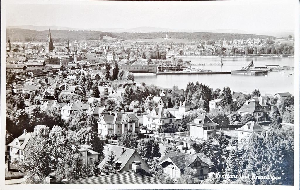 Konstanz, Kreuzlingen Zwitserland 1936, Ophalen of Verzenden, 1920 tot 1940, Gelopen, Overig Europa