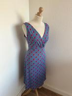 King Louie maat L polkadot Ginger zomer jurk 2987, Blauw, Maat 42/44 (L), Ophalen of Verzenden, Zo goed als nieuw