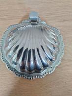Botervloot/Kaviaar. Sint Jacobsschelp. Metaal + kristal., Ophalen, Overige materialen, Overige typen, Zo goed als nieuw