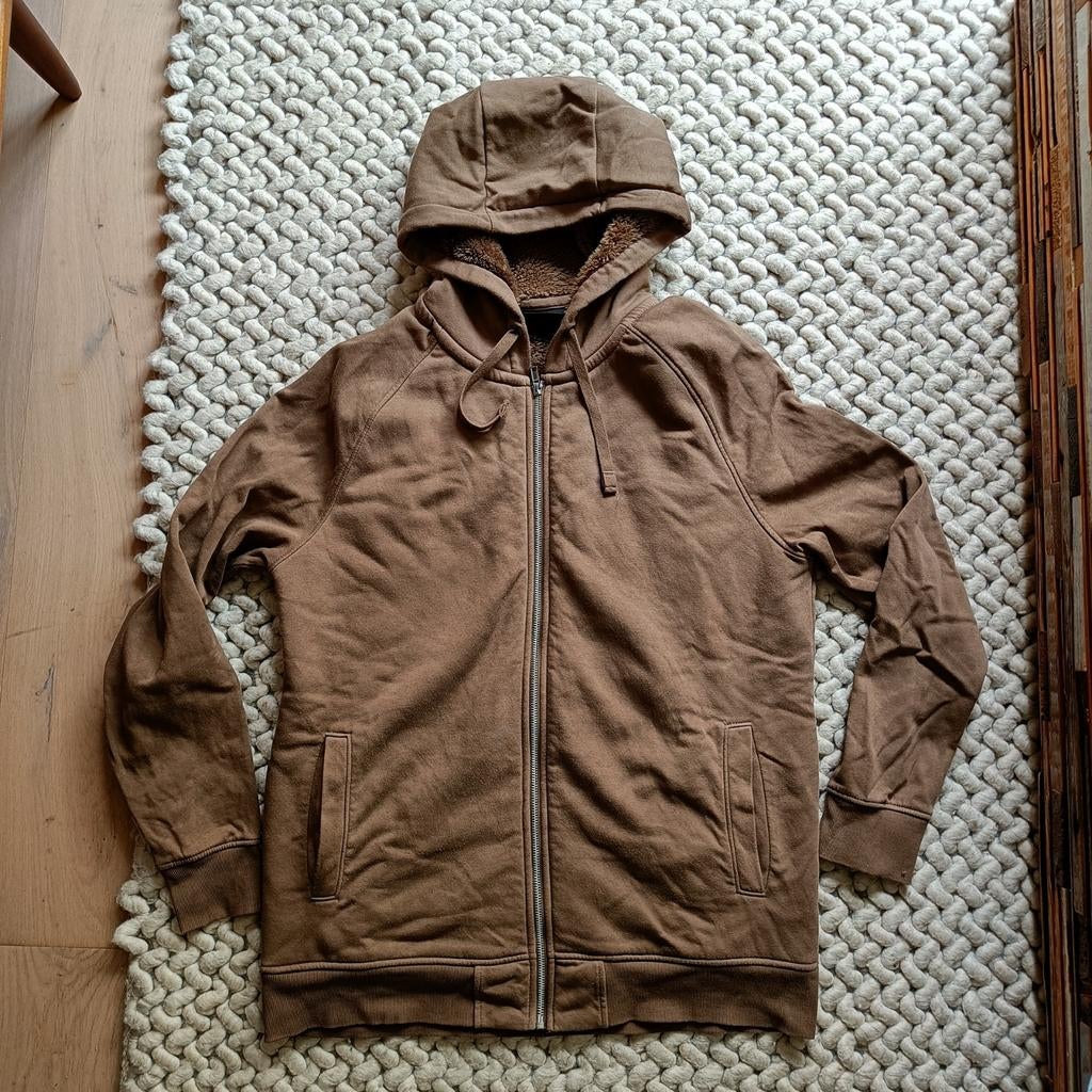 Warm gevoerd vest met capuchon, maat L, Kleding | Heren, Truien en Vesten, Ophalen of Verzenden