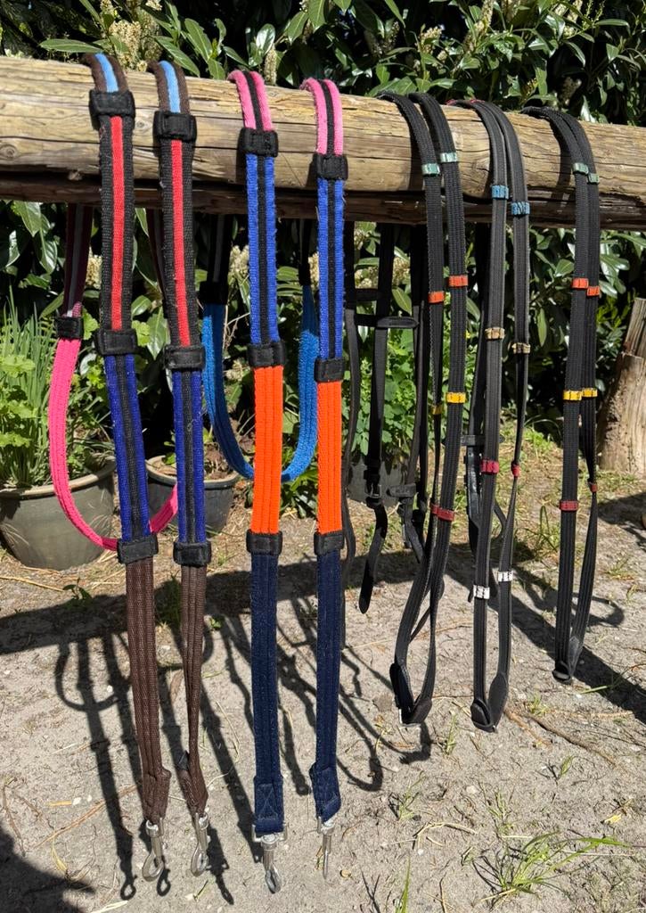Trainings teugels gekleurd pony paard, Ophalen of Verzenden, Gebruikt, Overige soorten