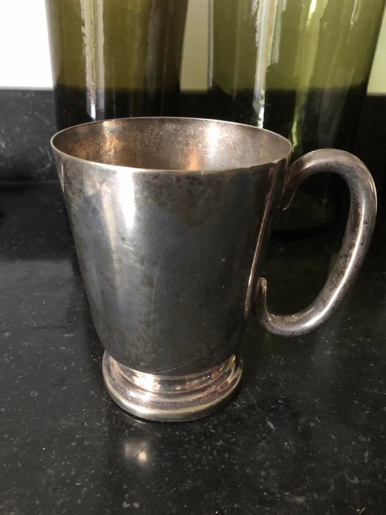 Oude  Engelse  bier beker, Antiek en Kunst, Verzenden