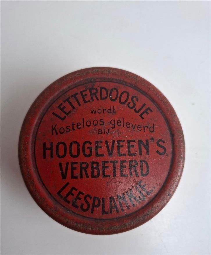 Hoogeveense letterdoosjes, leesplankje, Antiek en Kunst, Curiosa en Brocante, Ophalen of Verzenden