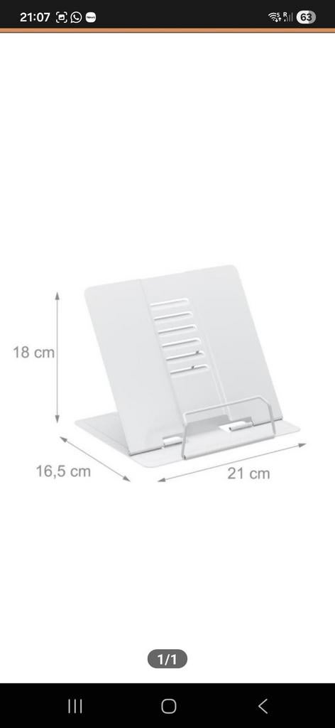 Laptop steun - Wit, Compact & Praktisch, Ophalen of Verzenden, Alpha, Nieuw, HBO
