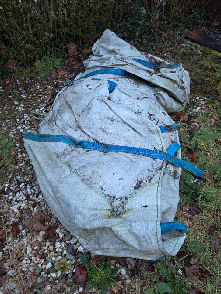 geel zand iets minder dan 1m3, Tuin en Terras, Zand, Ophoogzand, Ophalen