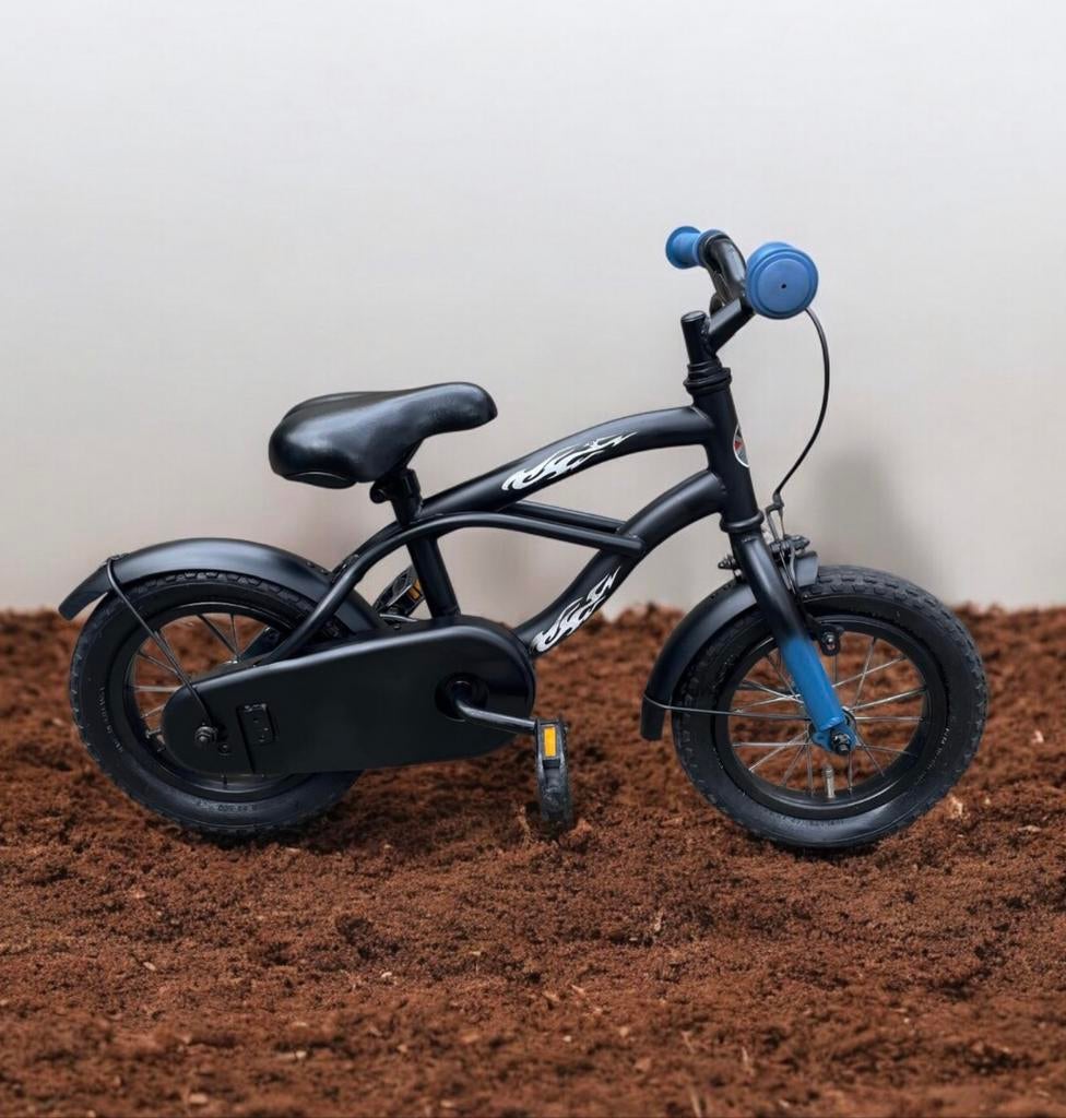 12 inch bmx crossfiets incl zijwieltjes netjes!, Fietsen en Brommers, Ophalen of Verzenden, Zo goed als nieuw, Staal, Minder dan 16 inch