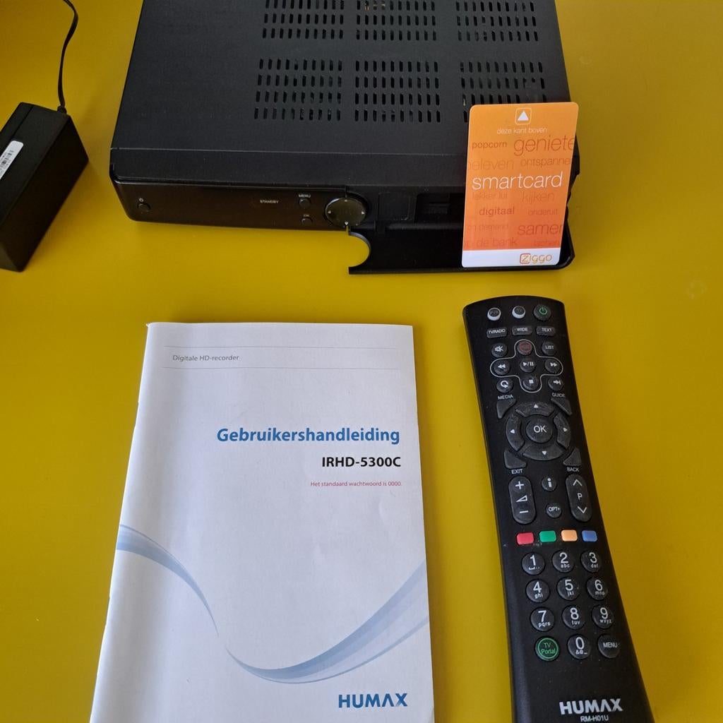 Digitale HD-recorder IRHD-5300C voor Ziggo (gebruikt), Audio, Tv en Foto, Decoders en Harddiskrecorders, Ophalen of Verzenden