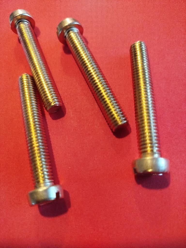 1-10stuks Messing cilinderkop + zeskant tapbout tot 10 mm, NNN, 50 tot 100 mm, N, N