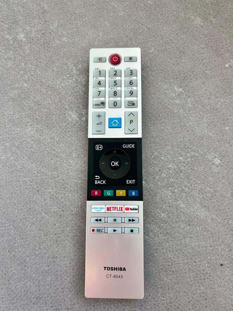 Toshiba CT-8543 afstandsbediening, Ophalen of Verzenden, Gebruikt, Origineel, Tv