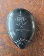 Vintage scarabee met hiërogliefen, Ophalen of Verzenden