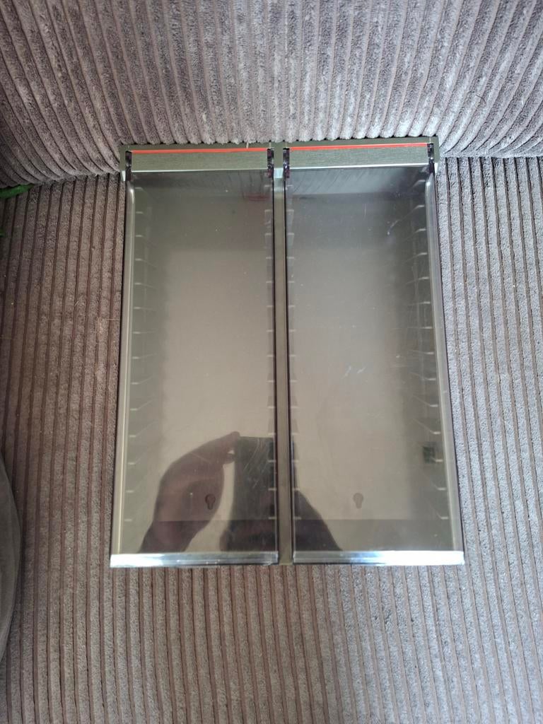 Vintage jaren 80 cassette bandjes opberg / ophang systeem, Cd's en Dvd's, Cassettebandjes, Ophalen of Verzenden, Gebruikt, Overige genres