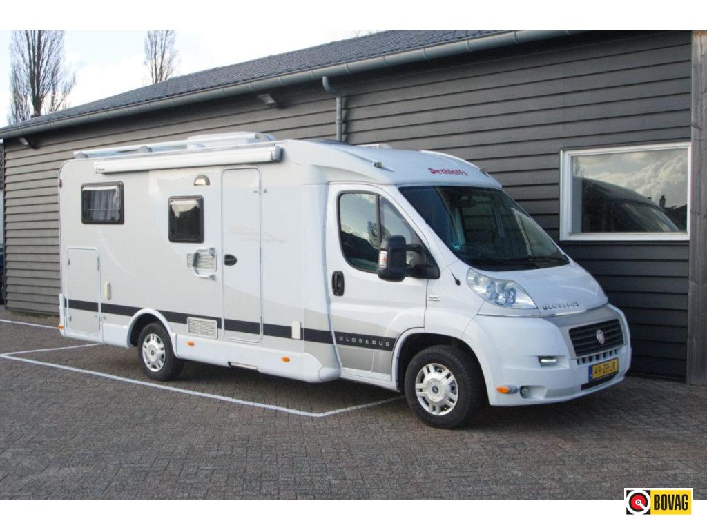 Dethleffs Globebus T004 halfintegraal camper enkele bedden, Chemisch toilet, Standaard zit, Kluisje, Fiat