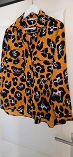 Blouse met lange mouwen, tijgerprint, maat 40., Ophalen of Verzenden, Zo goed als nieuw, Maat 38/40 (M), Geel