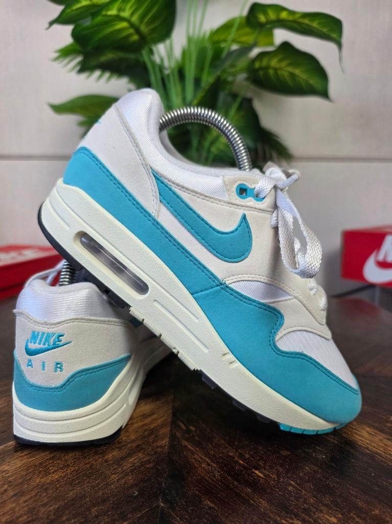 Nike Air Max 1 Dusty Cactus maat 38,5, Blauw, Nike, Ophalen of Verzenden, Nike