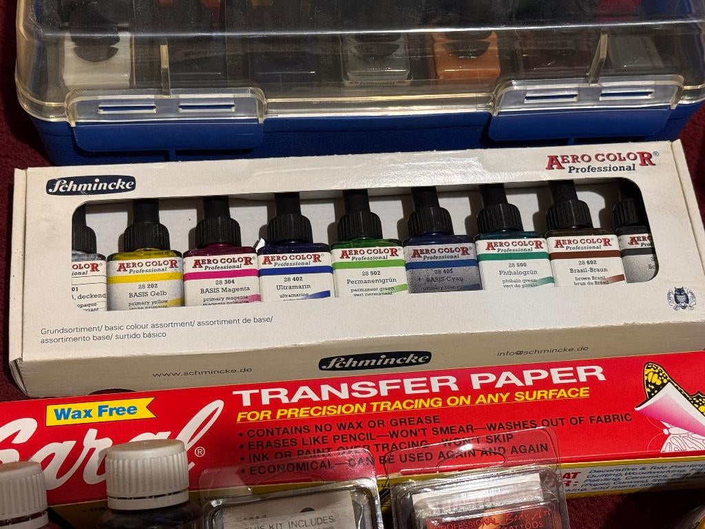 SCHMINCKE AERO COLOR SET 28ML 9X28ML, Verzenden, Nieuw, Airbrush en Toebehoren