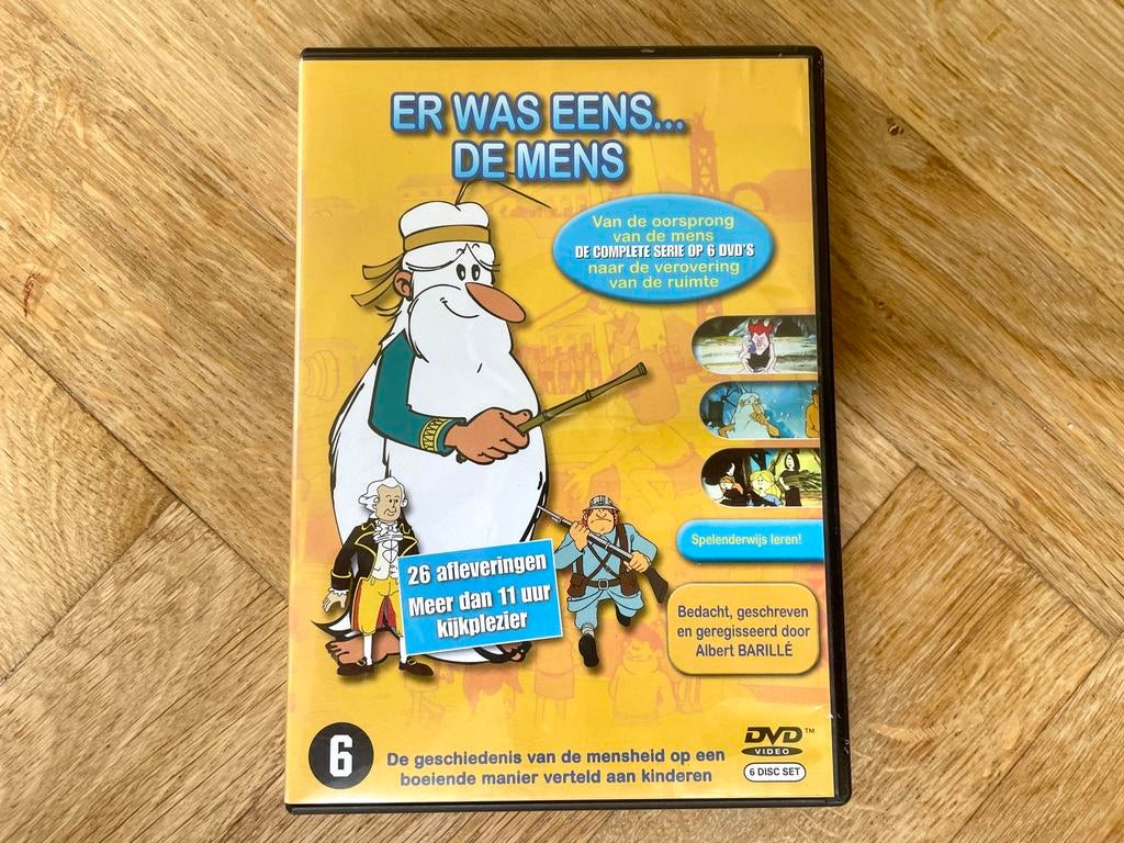 Er was eens… De Mens - 6 DVD Boxset (krasvrij, met NL), Cd's en Dvd's, Europees, Tekenfilm, Boxset, Ophalen of Verzenden