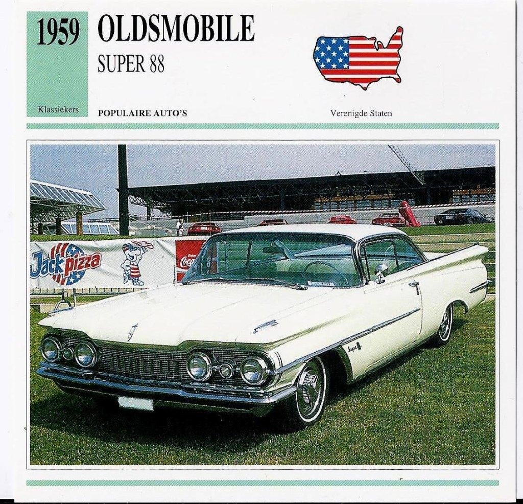 F2 autokaart oldsmobile super 88, Ophalen of Verzenden, Zo goed als nieuw, Auto's