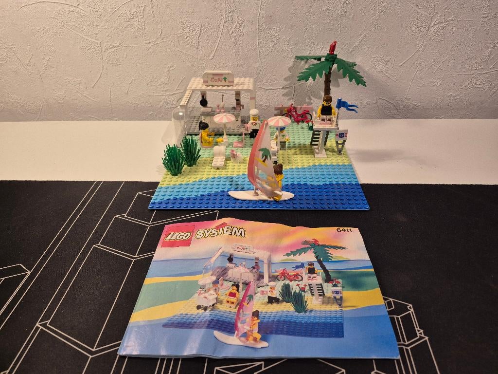 Lego Paradisa 6411 Sand Dollar Cafe, Kinderen en Baby's, Speelgoed | Duplo en Lego, Ophalen of Verzenden, Gebruikt, Complete set