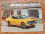 1976 UK Datsun Cherry coupé folder sheet, Ophalen of Verzenden, Zo goed als nieuw, Overige merken