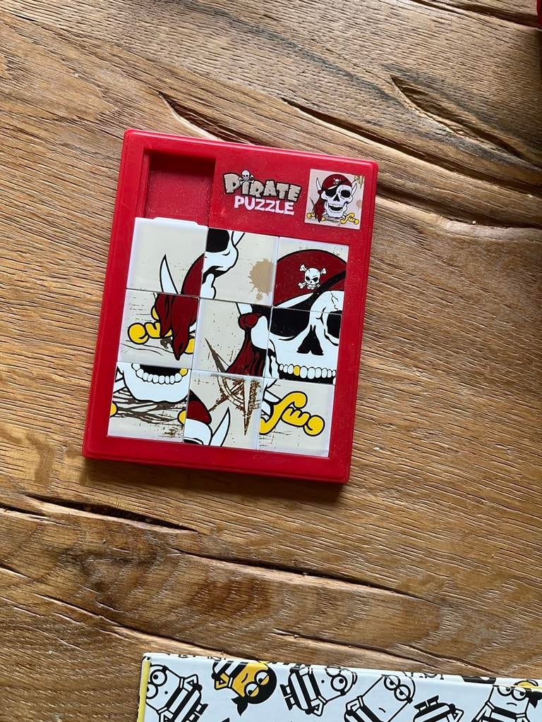 Piraten schuifpuzzel, Ophalen of Verzenden, Minder dan 10 stukjes, Gebruikt, 4 tot 6 jaar