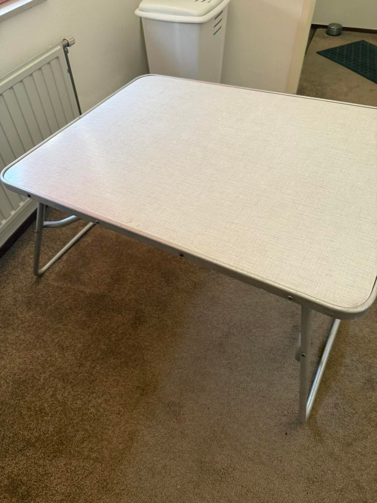 Vintage opknap camping tafeltje, Ophalen, Gebruikt, Campingtafel