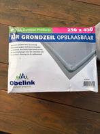 Grondzeil met opblaasbare rand, Ophalen, Zo goed als nieuw