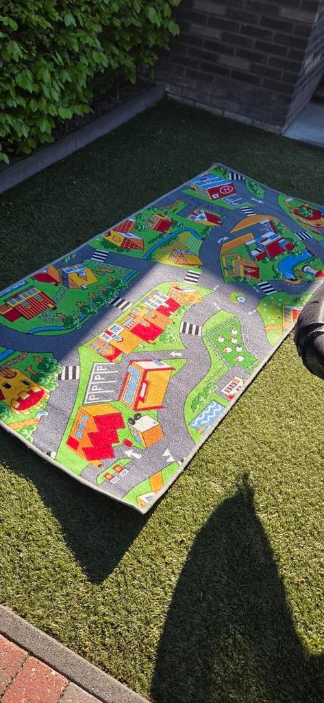 Auto speelkleed 200x95 cm in top staat, Ophalen, Zo goed als nieuw