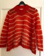 leuke streep trui Rabens Saloner mt S mohair/wolmix, Verzenden, Oranje, Rabens Saloner, Maat 36 (S)