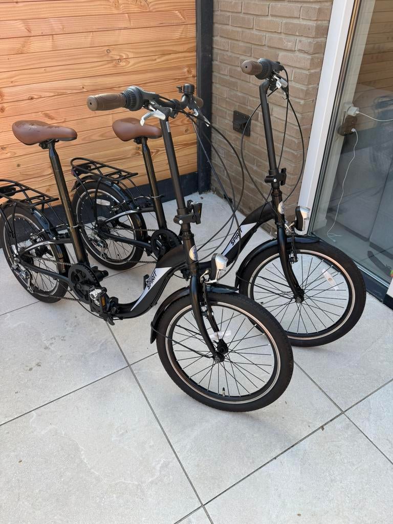 Vouwfietsen setje SPRIT 20 inch 6 versineling, Fietsen en Brommers, Fietsen | Vouwfietsen, Zo goed als nieuw, 20 inch of meer