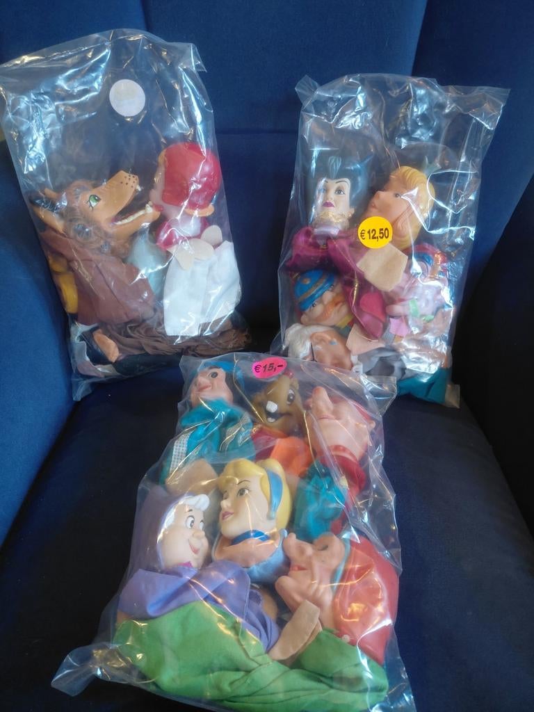 Poppenkast poppen set - Sprookjesfiguren, Kinderen en Baby's, Speelgoed | Poppen, Ophalen of Verzenden