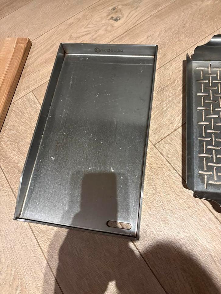 Burnhard BBQ plancha grillplaat, Tuin en Terras, Barbecue-accessoires, Gebruikt, Ophalen of Verzenden