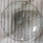 Grote vintage schaal groen glas met druppels; Pavel Pánek, Ophalen of Verzenden, Zo goed als nieuw, Rond, Glas