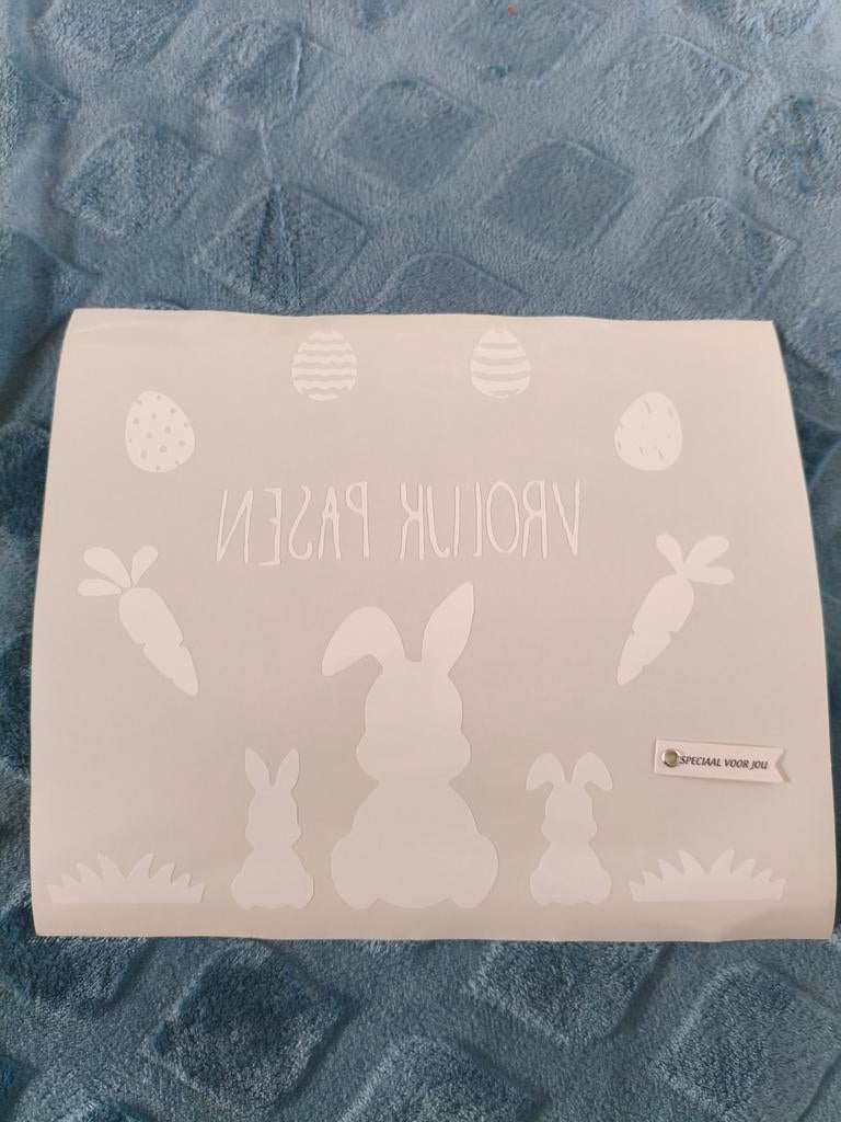 Statistische raamstickers pasen, Computers en Software, Laptophoezen, Ophalen of Verzenden, 17 inch of meer